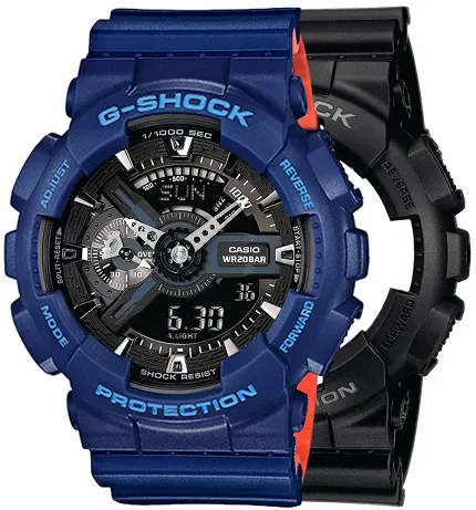 Casio SET GA-110-1BER + BEZEL 10527398 + PASEK 10527467 - zdjęcie 1
