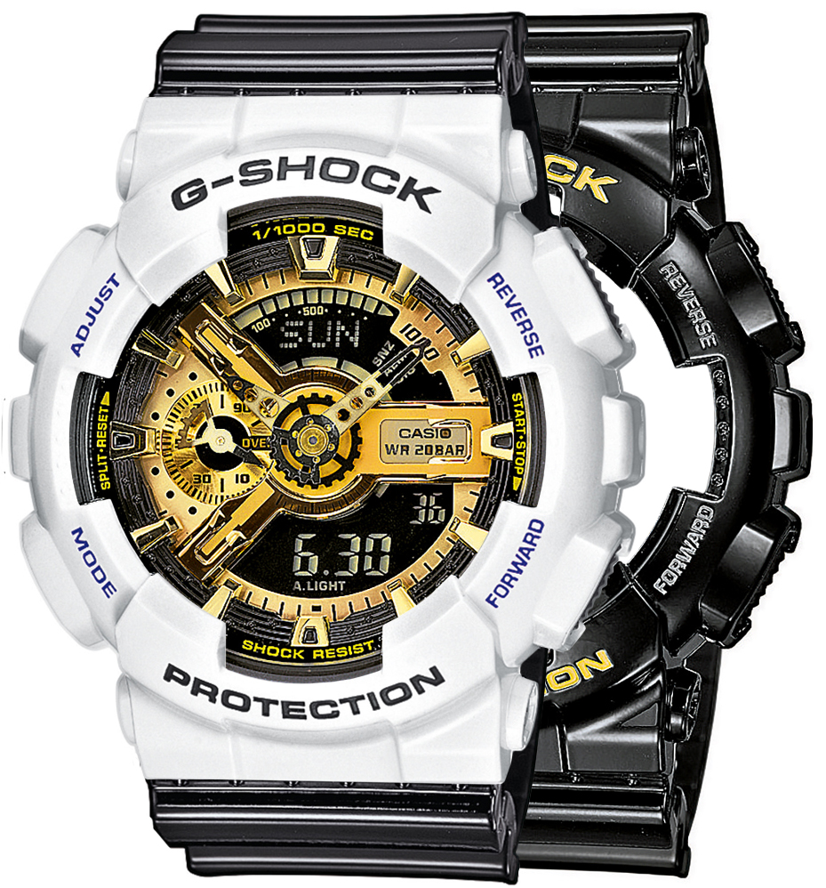  Casio G-SHOCK SET GA-110GB-1AER + BEZEL 10347600 + PASEK 10378391 