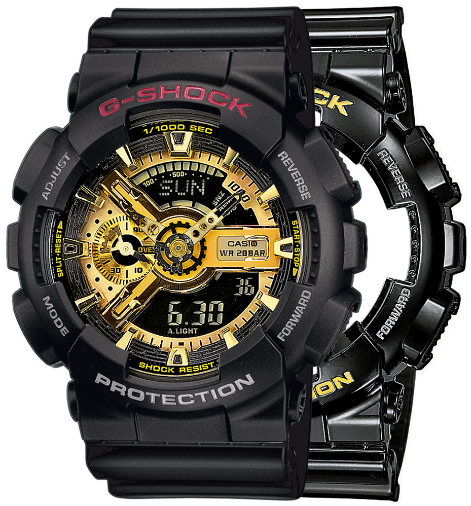 Casio SET GA-110GB-1AER + BEZEL 10378531 + PASEK 10347688 - miniatura 1