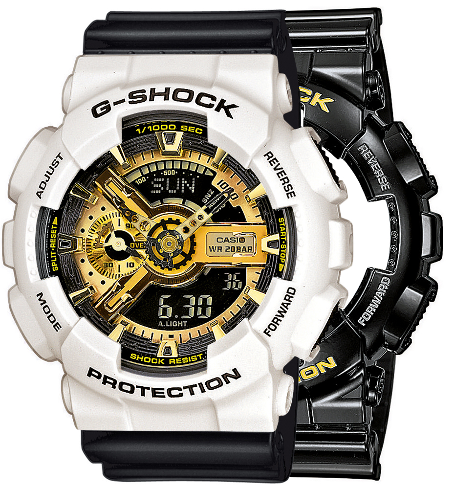  Casio G-SHOCK SET GA-110GB-1AER + BEZEL 10395292 + PASEK 10347688 
