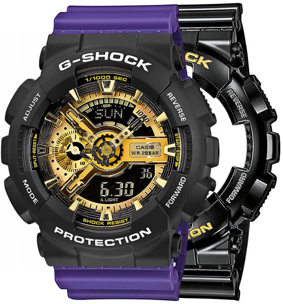 Casio G-SHOCK SET GA-110GB-1AER + BEZEL 10508136 + PASEK 10498156 