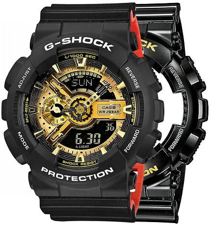 Casio SET GA-110GB-1AER + BEZEL 10508136 + PASEK 10577142 - zdjęcie 1