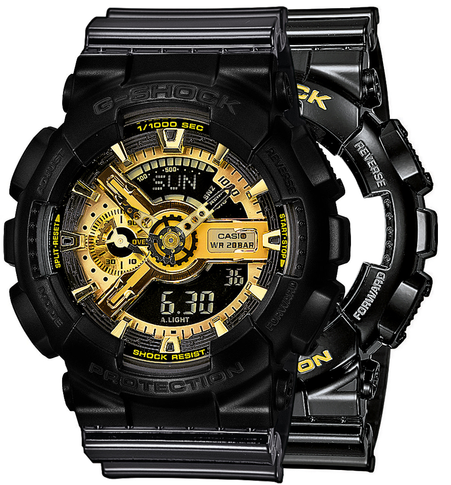 Casio SET GA-110GB-1AER + BEZEL 10523429 + PASEK 10378391