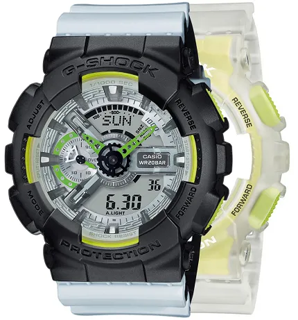 Casio SET GA-110LS-7AER + BEZEL 10358741 + PASEK 10527469 - zdjęcie 1