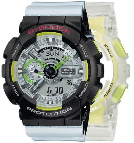 Casio SET GA-110LS-7AER + BEZEL 10378531 + PASEK 10527469 - zdjęcie 1