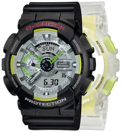 Casio SET GA-110LS-7AER + BEZEL 10378531 + PASEK 10536683 - zdjęcie 1