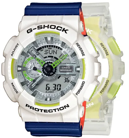 Casio SET GA-110LS-7AER + BEZEL 10395292 + PASEK 10527467 - zdjęcie 1