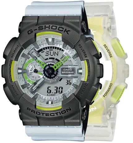 Casio SET GA-110LS-7AER + BEZEL 10467795 + PASEK 10527469 - zdjęcie 1