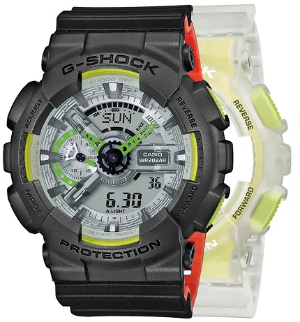 Casio SET GA-110LS-7AER + BEZEL 10467795 + PASEK 10577142 - zdjęcie 1