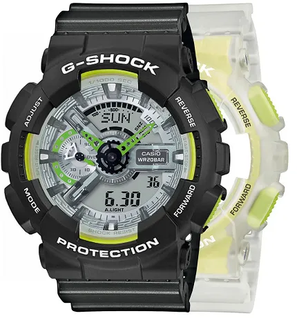 Casio SET GA-110LS-7AER + BEZEL 10508136 + PASEK 10467764 - zdjęcie 1