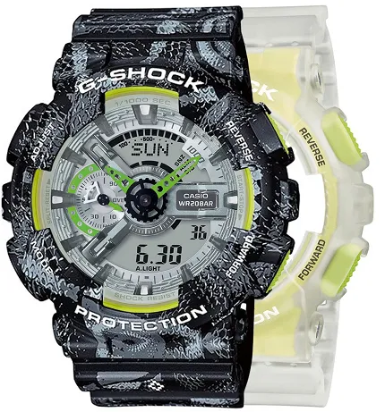 Casio SET GA-110LS-7AER + BEZEL 10520052 + PASEK 10520049 - zdjęcie 1