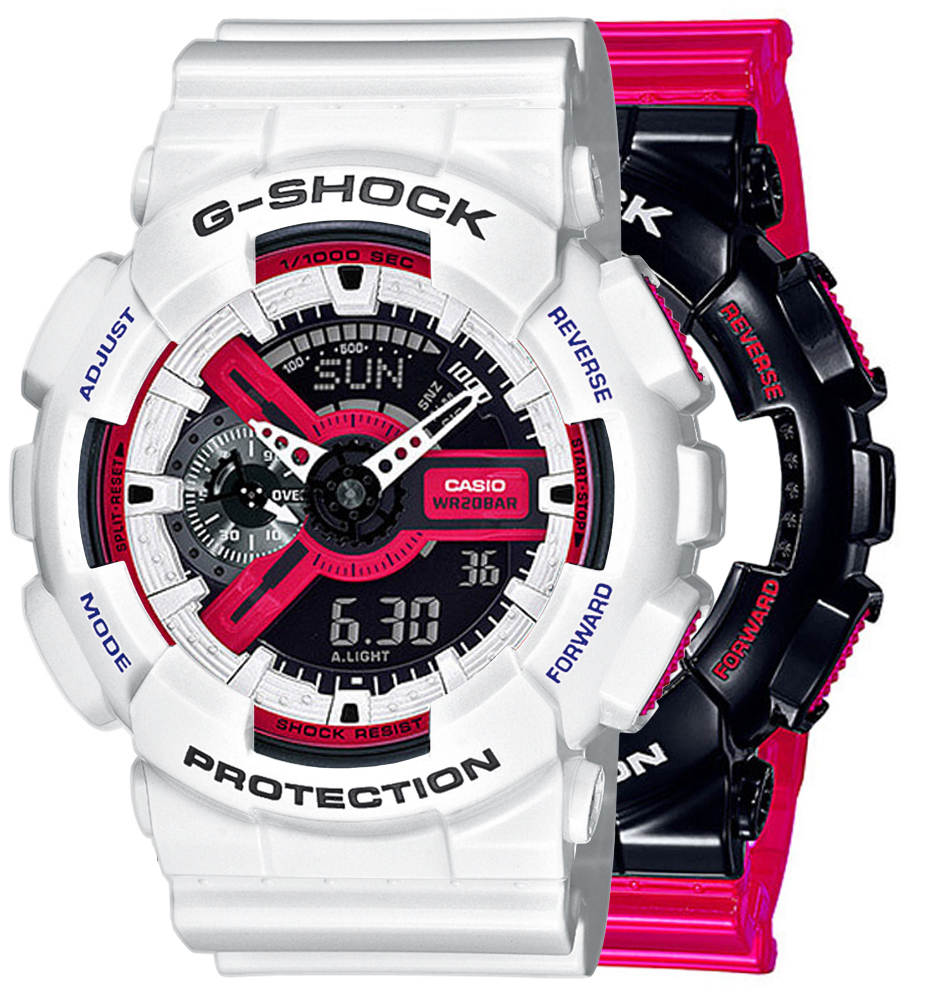 G-SHOCK SET GA-110RB-1AER + BEZEL 10347600 + PASEK 10347710
