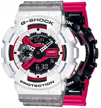 Casio SET GA-110RB-1AER + BEZEL 10347600 + PASEK 10498174 - zdjęcie 1