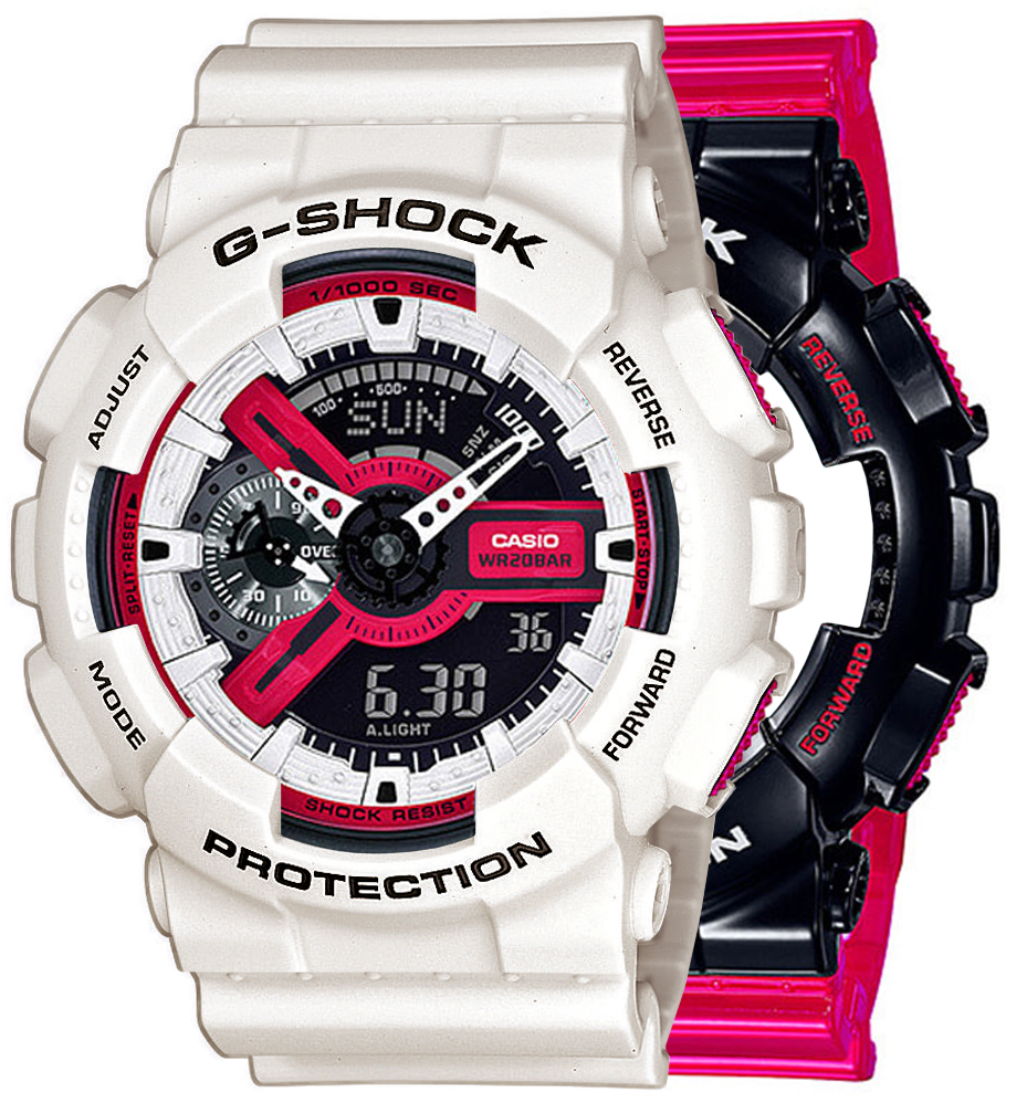 G-SHOCK SET GA-110RB-1AER + BEZEL 10395292 + PASEK 10395227