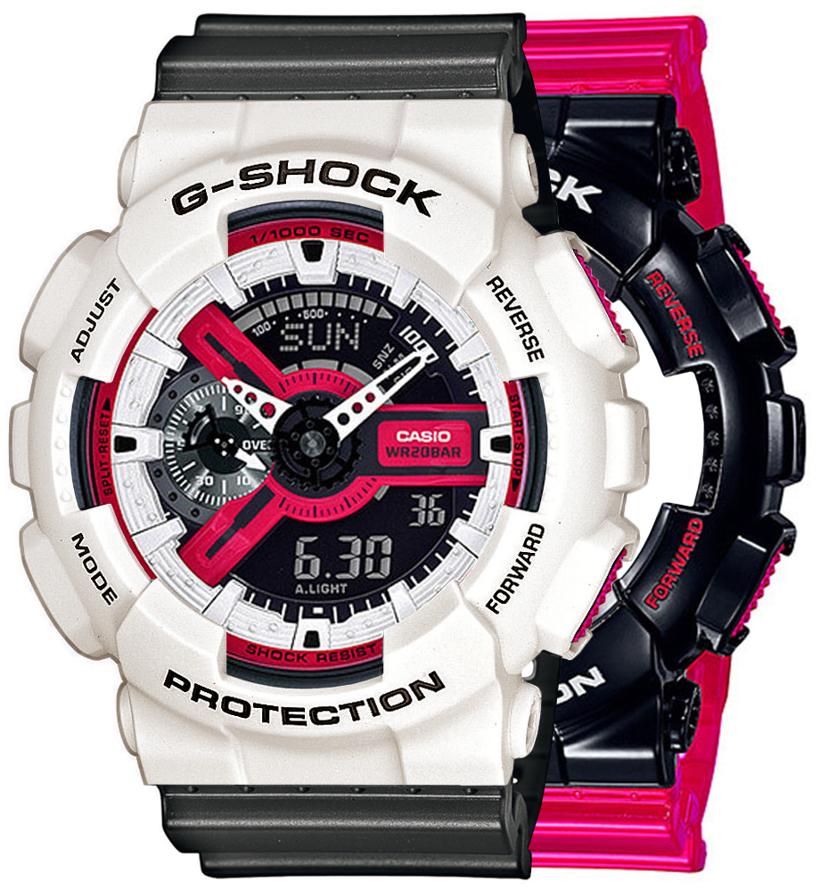 G-SHOCK SET GA-110RB-1AER + BEZEL 10395292 + PASEK 10467764