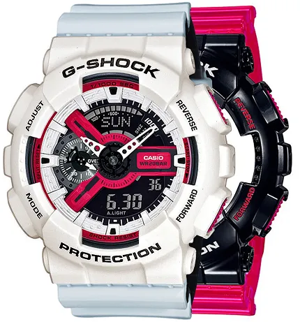 Casio SET GA-110RB-1AER + BEZEL 10395292 + PASEK 10527469 - zdjęcie 1