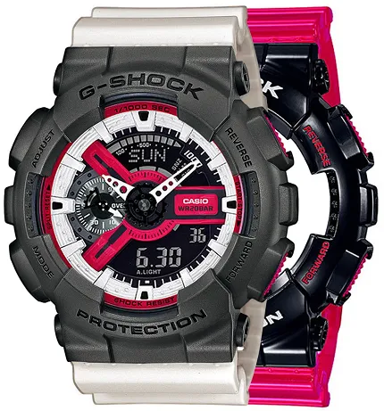 Casio SET GA-110RB-1AER + BEZEL 10467795 + PASEK 10395227 - zdjęcie 1