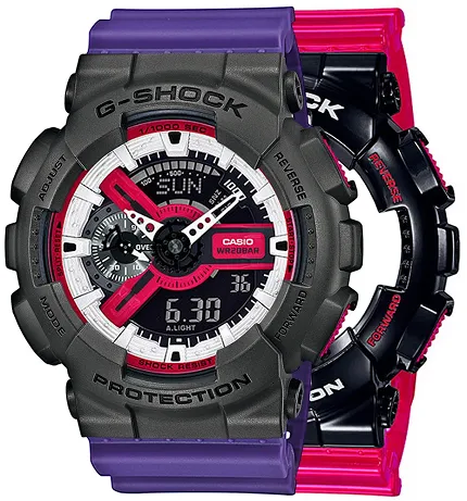 Casio SET GA-110RB-1AER + BEZEL 10467795 + PASEK 10498156 - zdjęcie 1