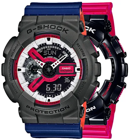 Casio SET GA-110RB-1AER + BEZEL 10467795 + PASEK 10527467 - zdjęcie 1