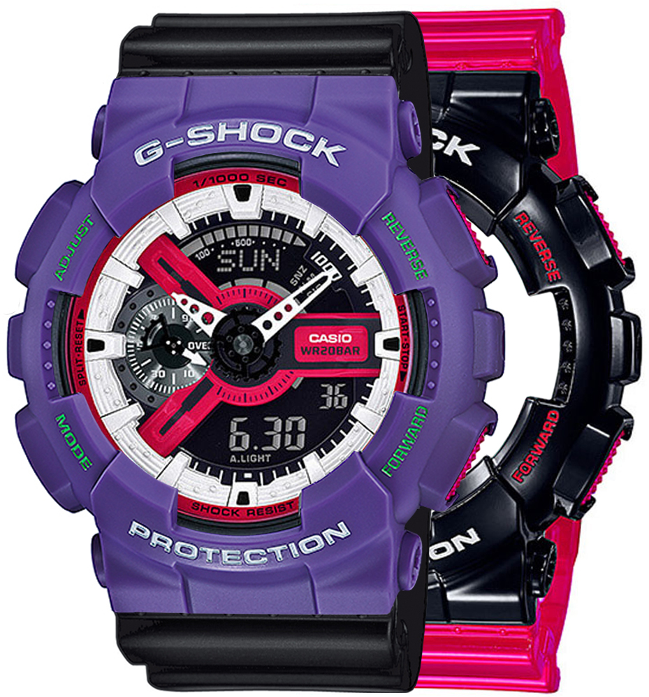 G-SHOCK SET GA-110RB-1AER + BEZEL 10498250 + PASEK 10347688