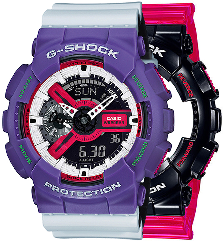 G-SHOCK SET GA-110RB-1AER + BEZEL 10498250 + PASEK 10527469