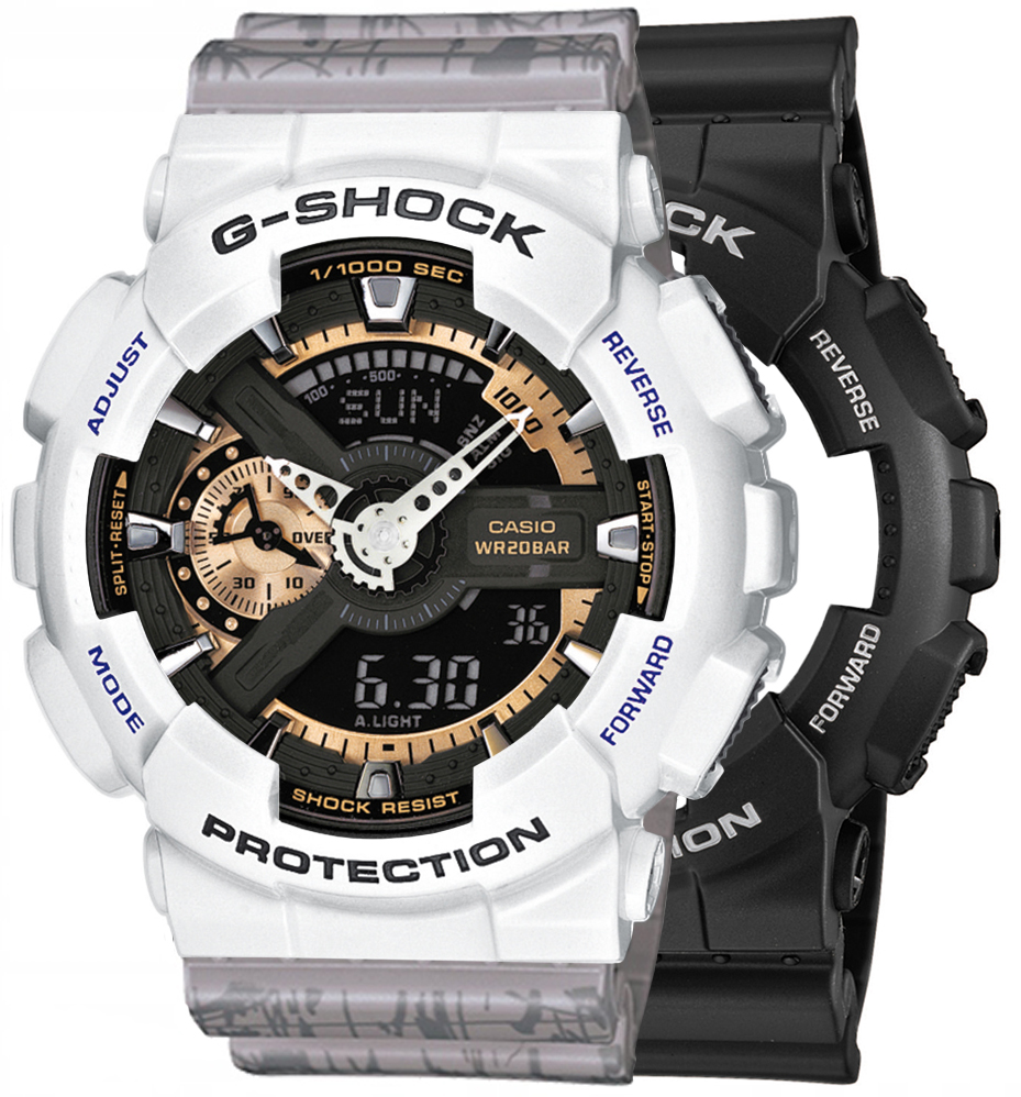 G-SHOCK SET GA-110RG-1AER + BEZEL 10347600 + PASEK 10498174