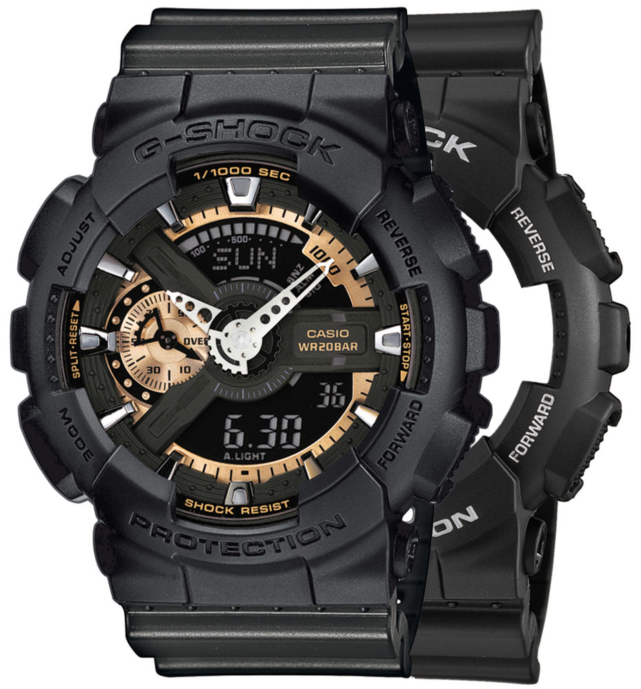 G-SHOCK SET GA-110RG-1AER + BEZEL 10358741 + PASEK 10467764