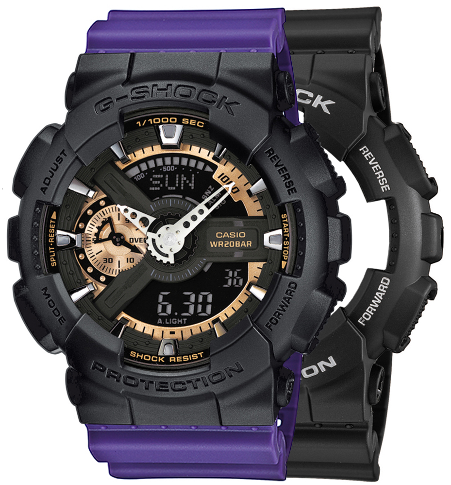 G-SHOCK SET GA-110RG-1AER + BEZEL 10358741 + PASEK 10498156