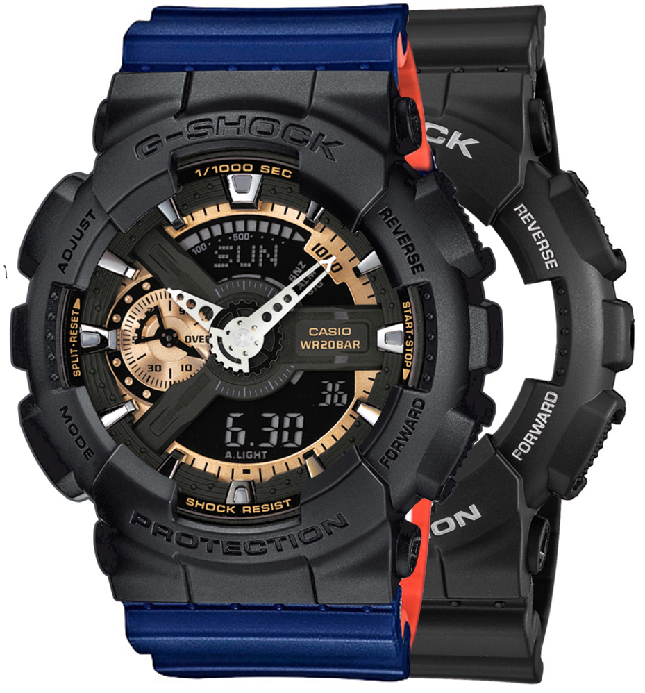 G-SHOCK SET GA-110RG-1AER + BEZEL 10358741 + PASEK 10527467