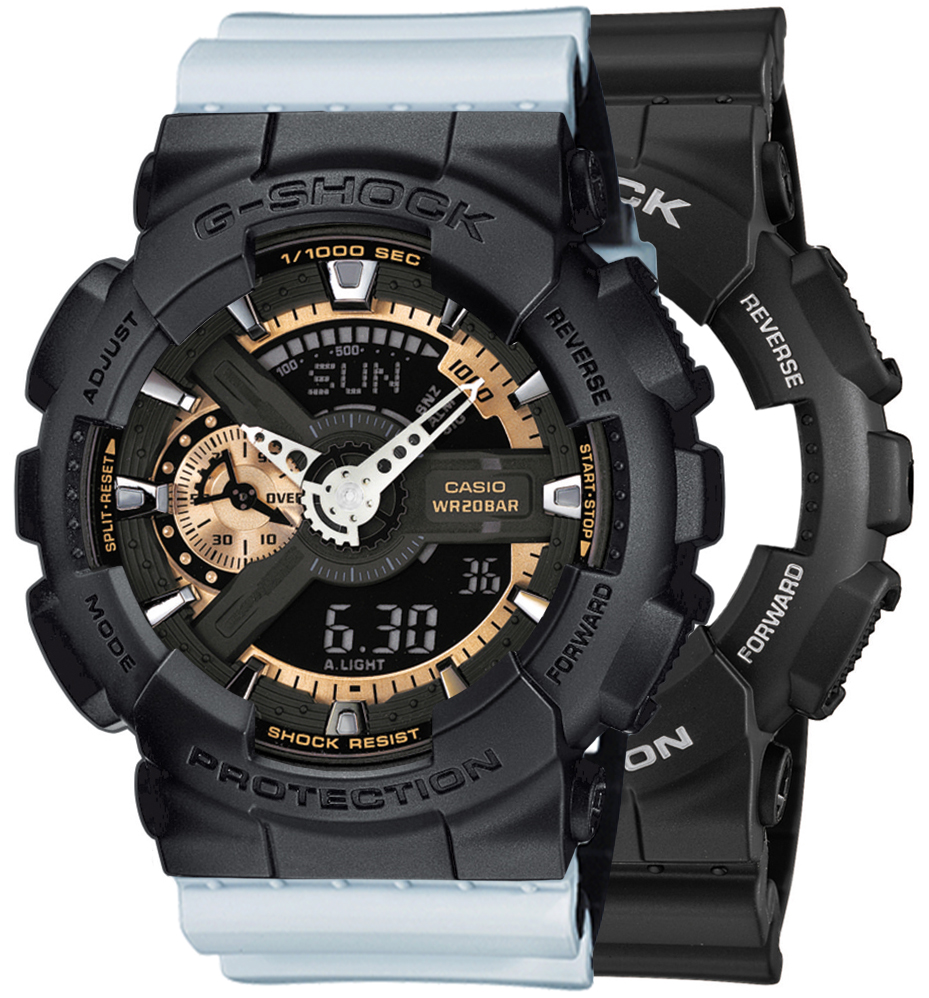 G-SHOCK SET GA-110RG-1AER + BEZEL 10358741 + PASEK 10527469