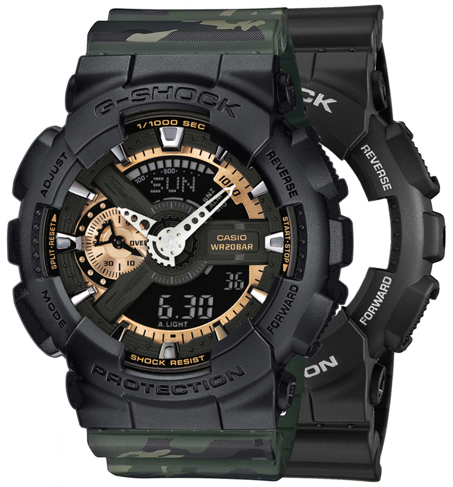 G-SHOCK SET GA-110RG-1AER + BEZEL 10358741 + PASEK 10561429