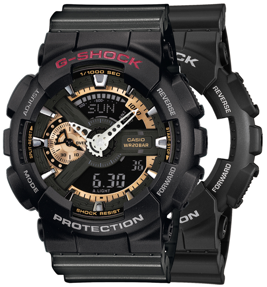 G-SHOCK SET GA-110RG-1AER + BEZEL 10378531 + PASEK 10467764