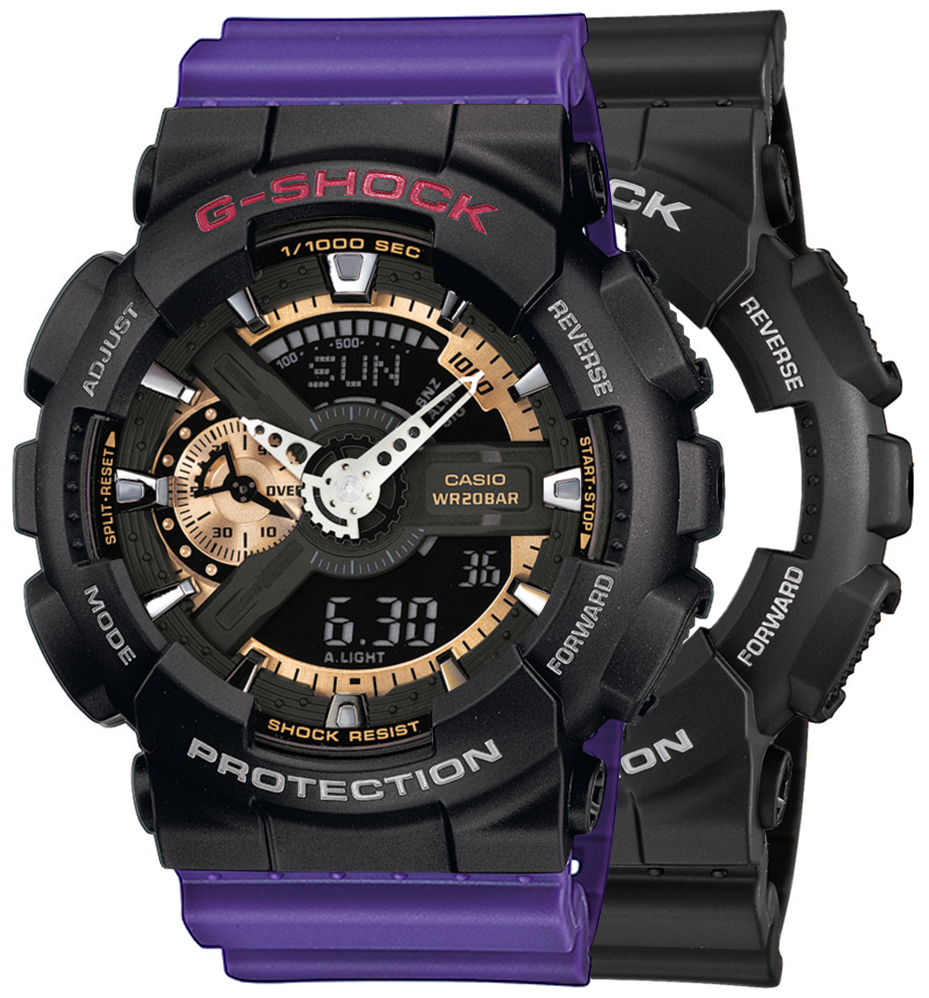 G-SHOCK SET GA-110RG-1AER + BEZEL 10378531 + PASEK 10498156