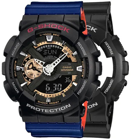 Casio SET GA-110RG-1AER + BEZEL 10378531 + PASEK 10527467 - zdjęcie 1