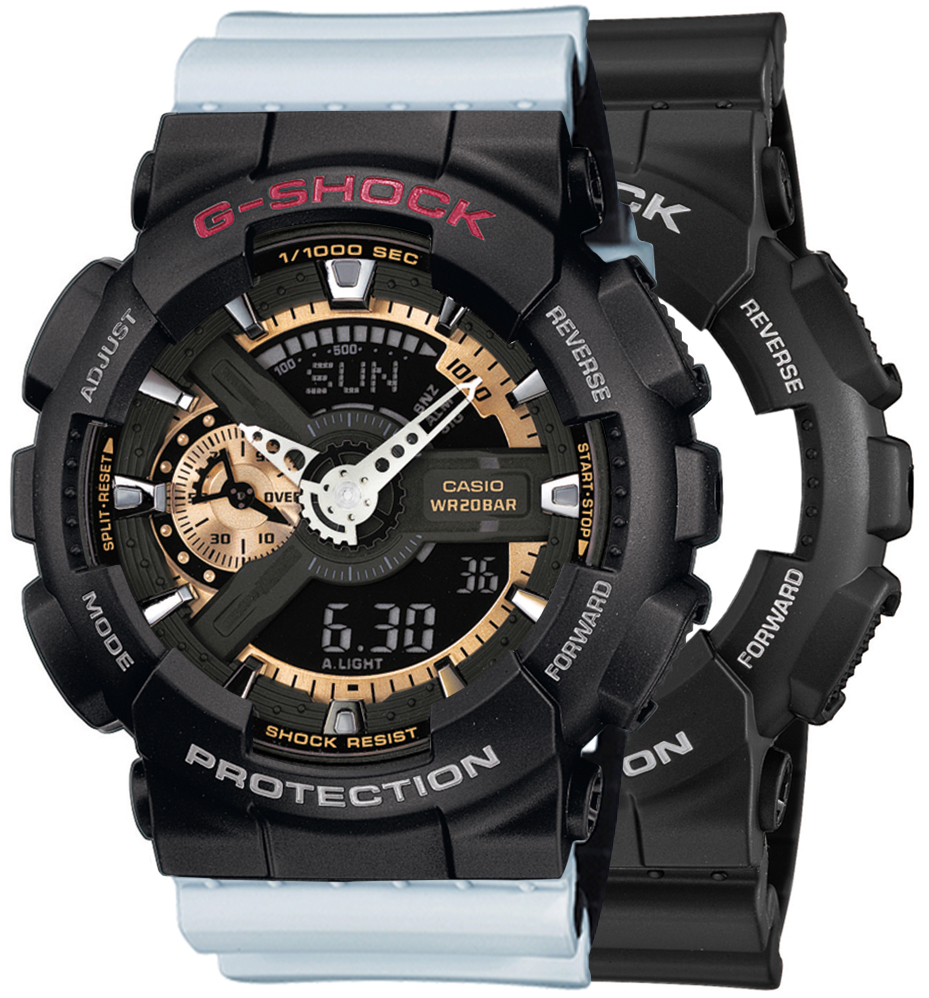 G-SHOCK SET GA-110RG-1AER + BEZEL 10378531 + PASEK 10527469
