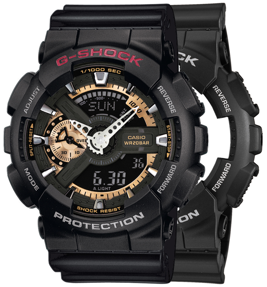 G-SHOCK SET GA-110RG-1AER + BEZEL 10378531 + PASEK 10536683