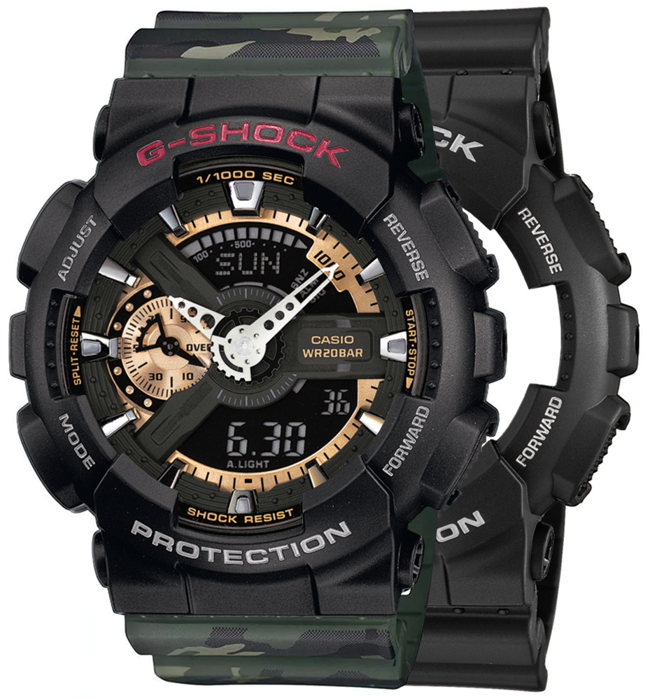 G-SHOCK SET GA-110RG-1AER + BEZEL 10378531 + PASEK 10561429
