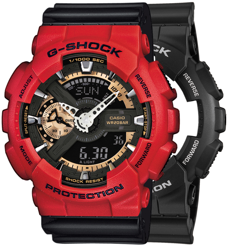 G-SHOCK SET GA-110RG-1AER + BEZEL 10395289 + PASEK 10347688