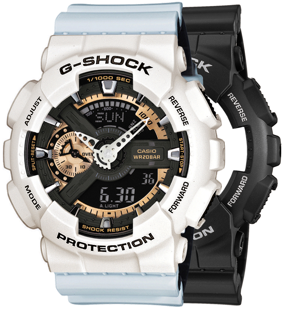 G-SHOCK SET GA-110RG-1AER + BEZEL 10395292 + PASEK 10527469