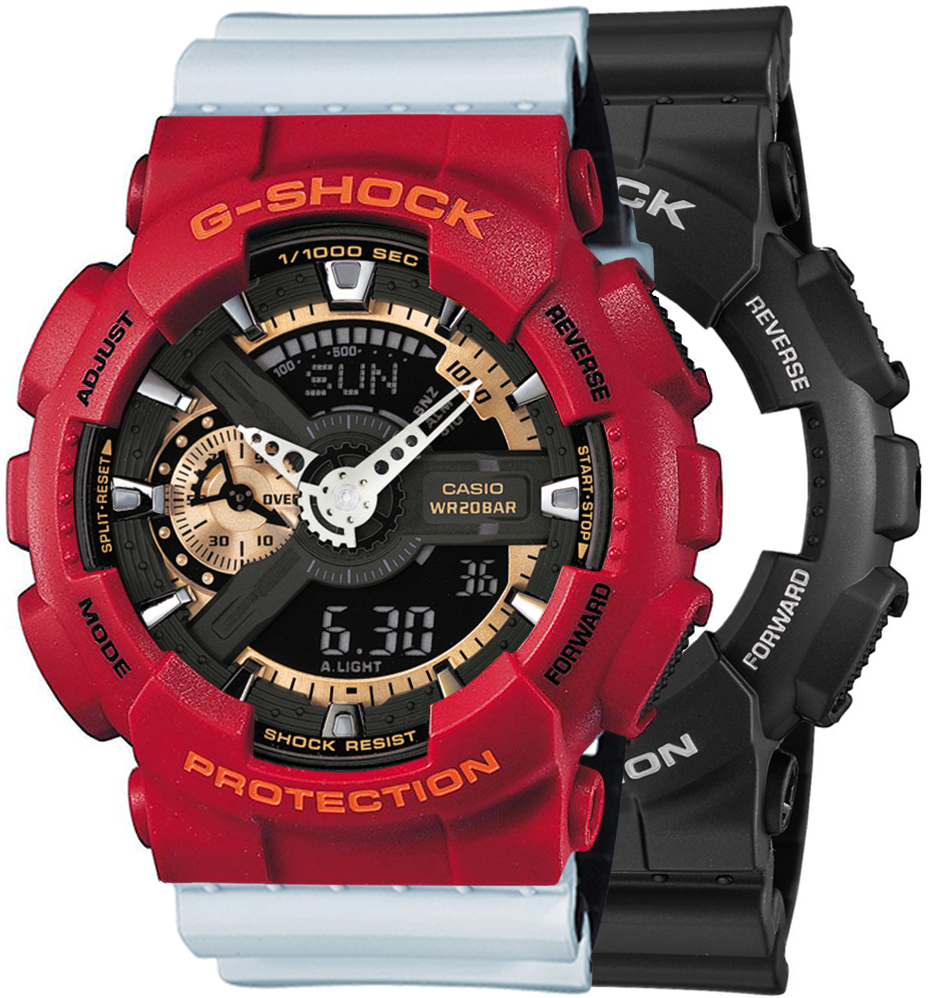 G-SHOCK SET GA-110RG-1AER + BEZEL 10441433 + PASEK 10527469