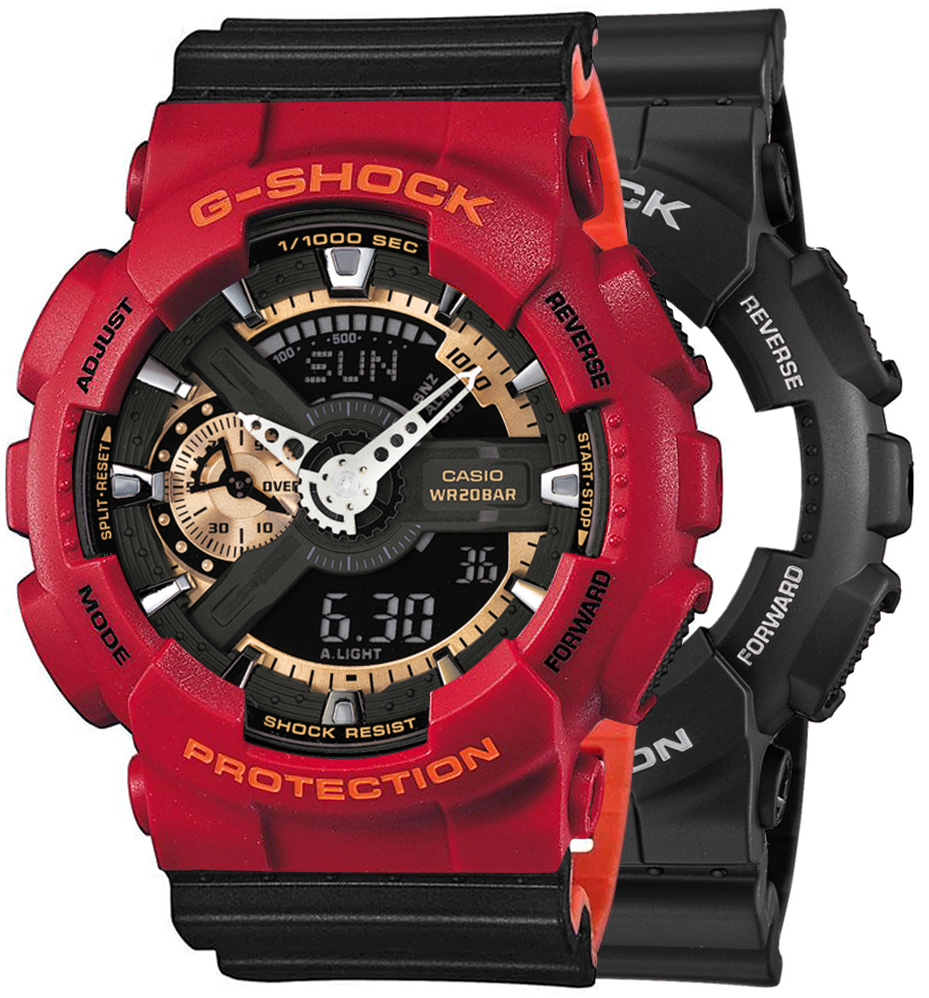 G-SHOCK SET GA-110RG-1AER + BEZEL 10441433 + PASEK 10577142