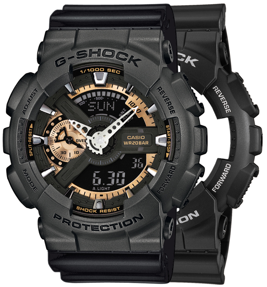 G-SHOCK SET GA-110RG-1AER + BEZEL 10467795 + PASEK 10347688