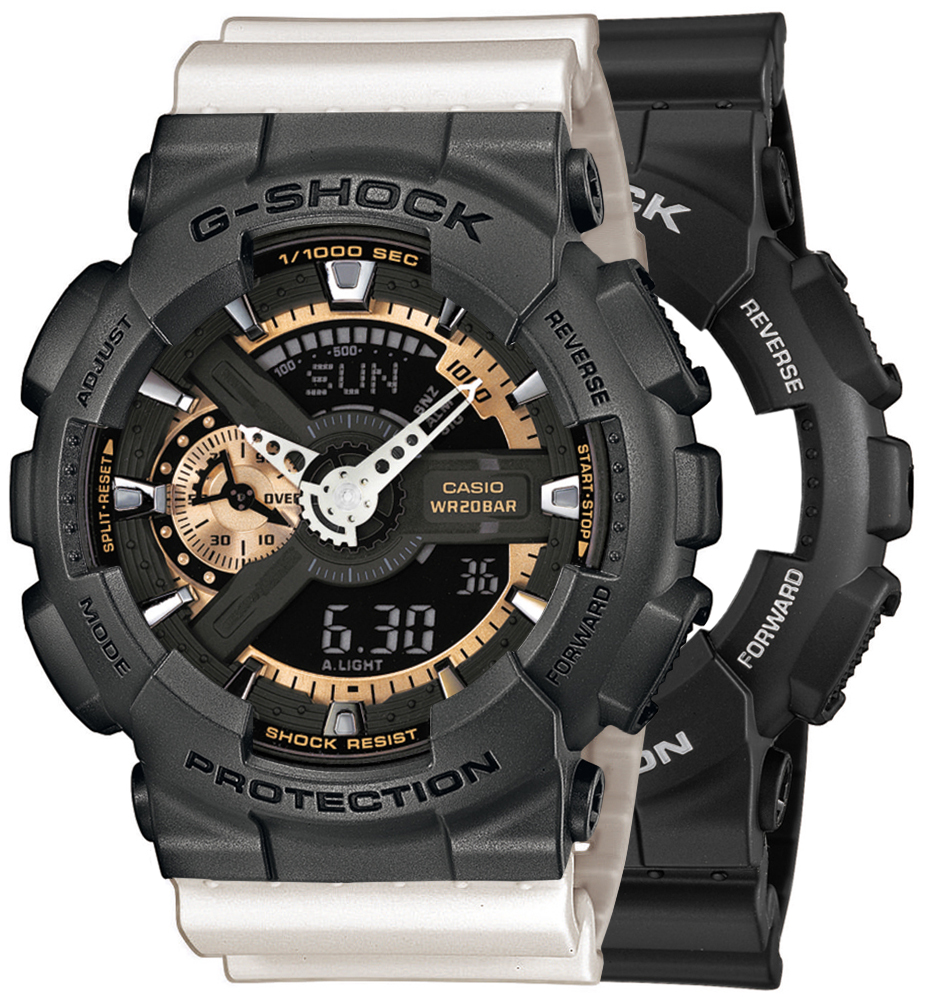 G-SHOCK SET GA-110RG-1AER + BEZEL 10467795 + PASEK 10395227