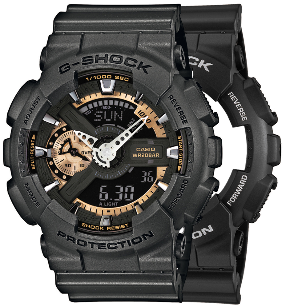 G-SHOCK SET GA-110RG-1AER + BEZEL 10467795 + PASEK 10467764