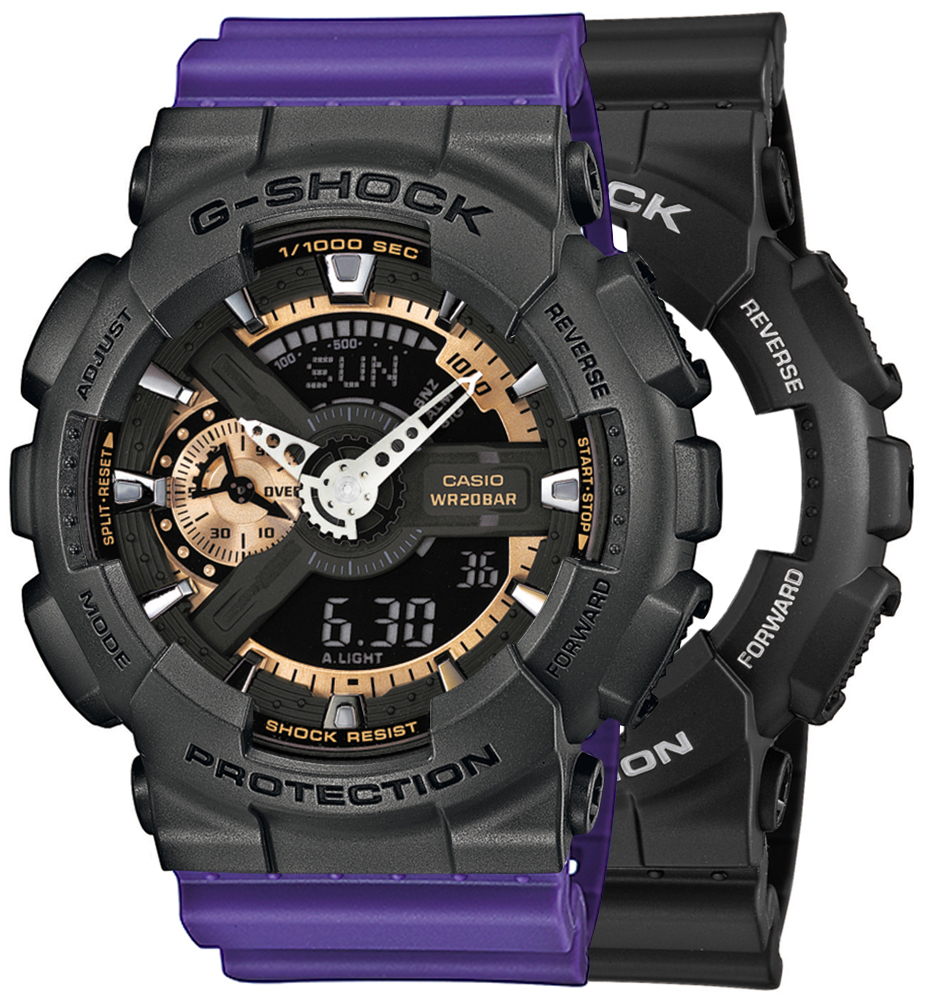 G-SHOCK SET GA-110RG-1AER + BEZEL 10467795 + PASEK 10498156