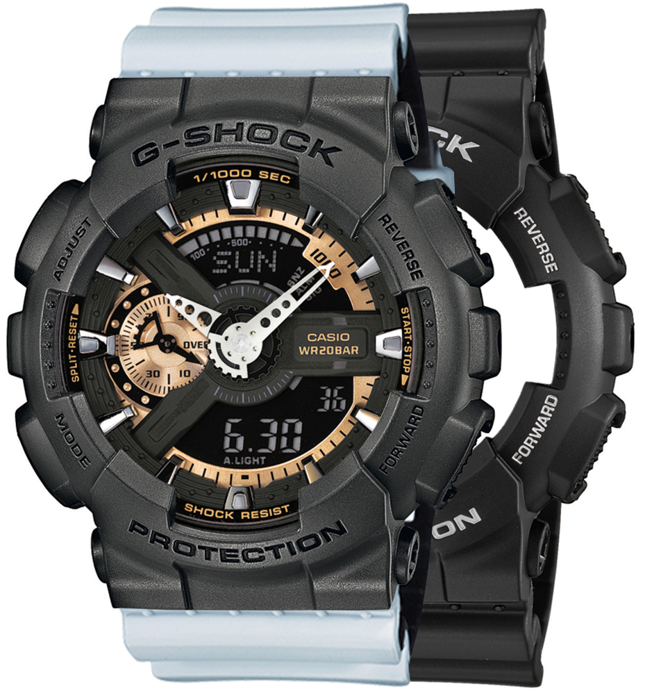 G-SHOCK SET GA-110RG-1AER + BEZEL 10467795 + PASEK 10527469