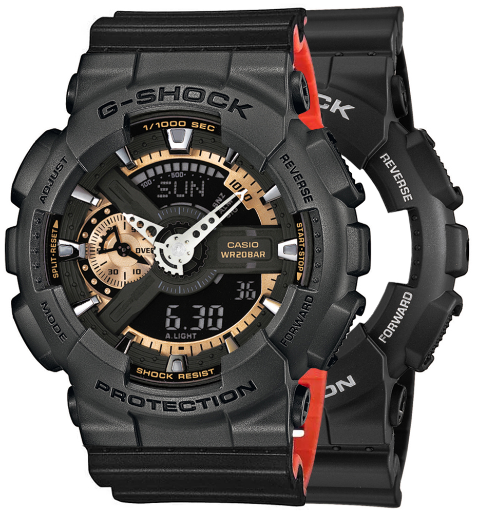 G-SHOCK SET GA-110RG-1AER + BEZEL 10467795 + PASEK 10577142