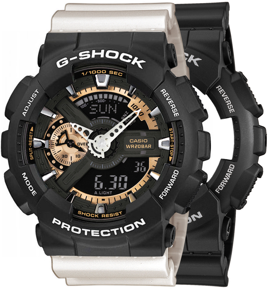 G-SHOCK SET GA-110RG-1AER + BEZEL 10508136 + PASEK 10395227