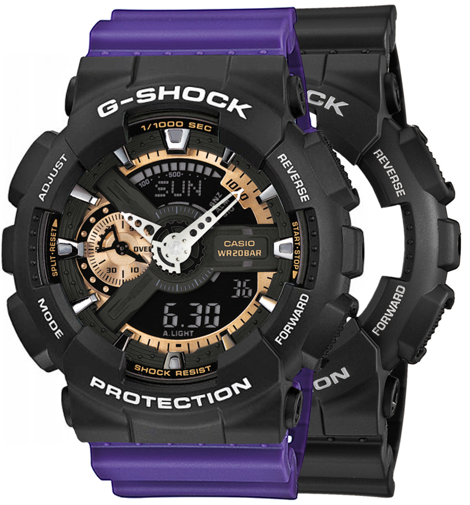 G-SHOCK SET GA-110RG-1AER + BEZEL 10508136 + PASEK 10498156