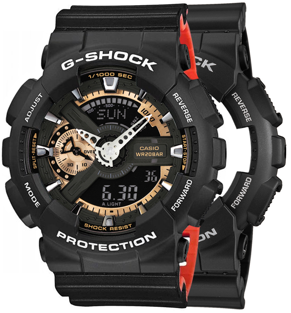 G-SHOCK SET GA-110RG-1AER + BEZEL 10508136 + PASEK 10577142